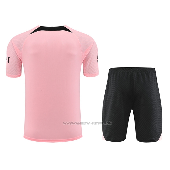 Chandal del Paris Saint-Germain Manga Corta 2022-2023 Rosa - Pantalon Corto